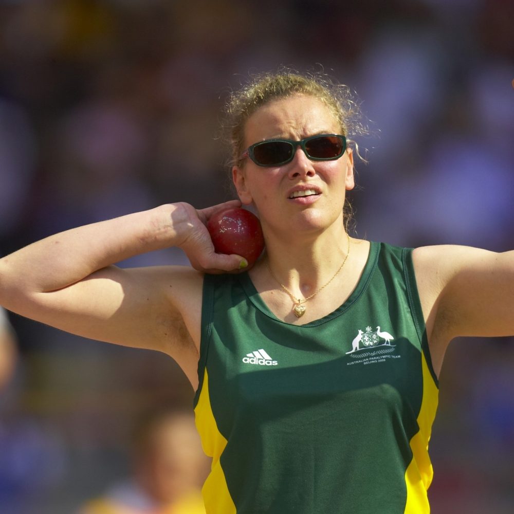 Female Paralympian in Shot Put - Louise Ellery