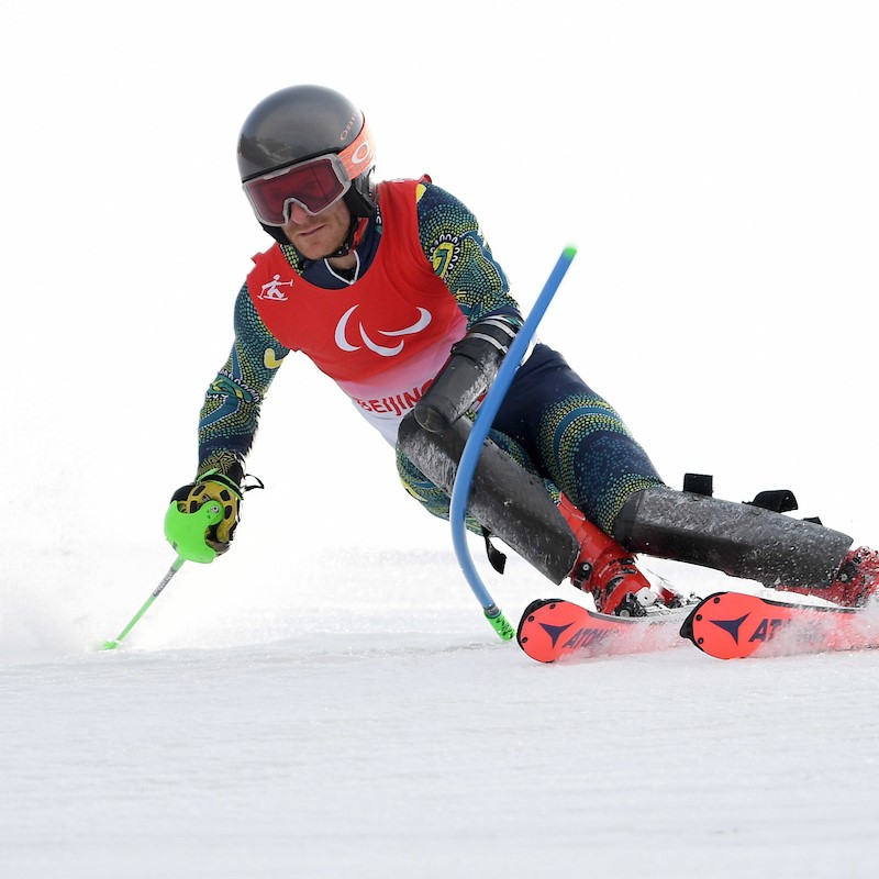 Male Paralympic Alpine Skier