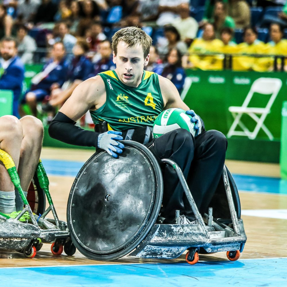 Male Wheelchair Rugby Josh Hose