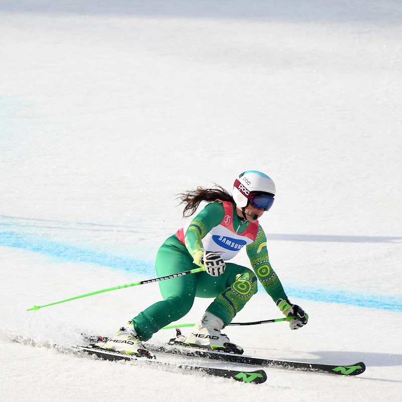 Female Paralympic Alpine Skier Melissa Perrine