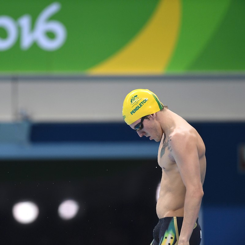 Male Paralympic Swimmer Rick Pendleton representing Australia in the 2016 Rio Paralympic Games