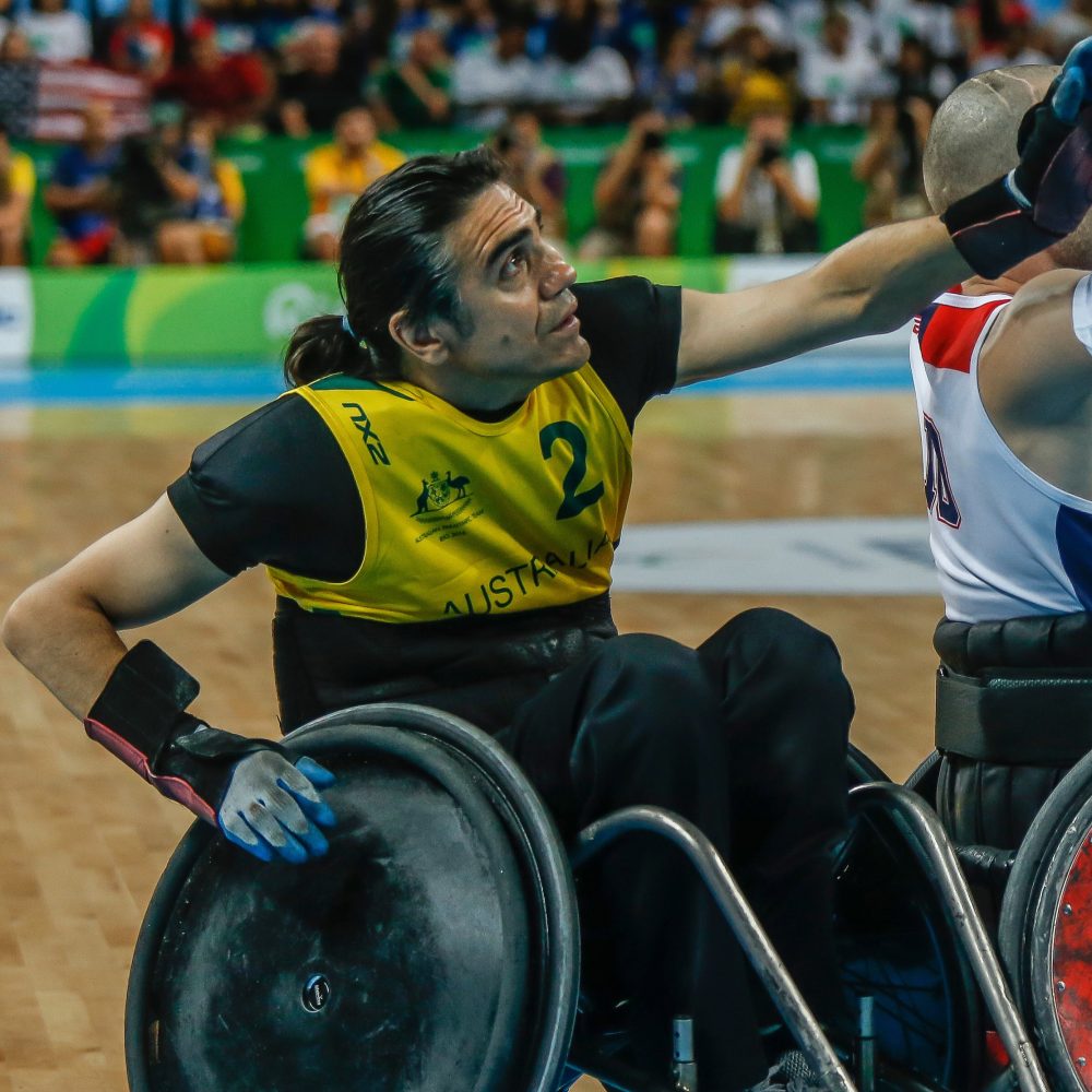 Male Paralympic Wheelchair Athlete