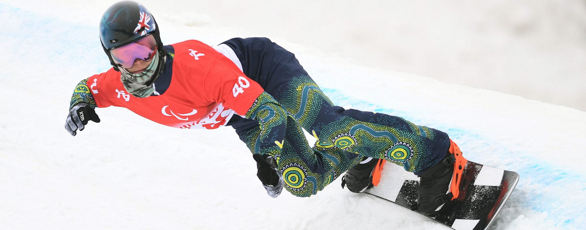 Australian Paralympian Ben Tudhope Para-snowboarding