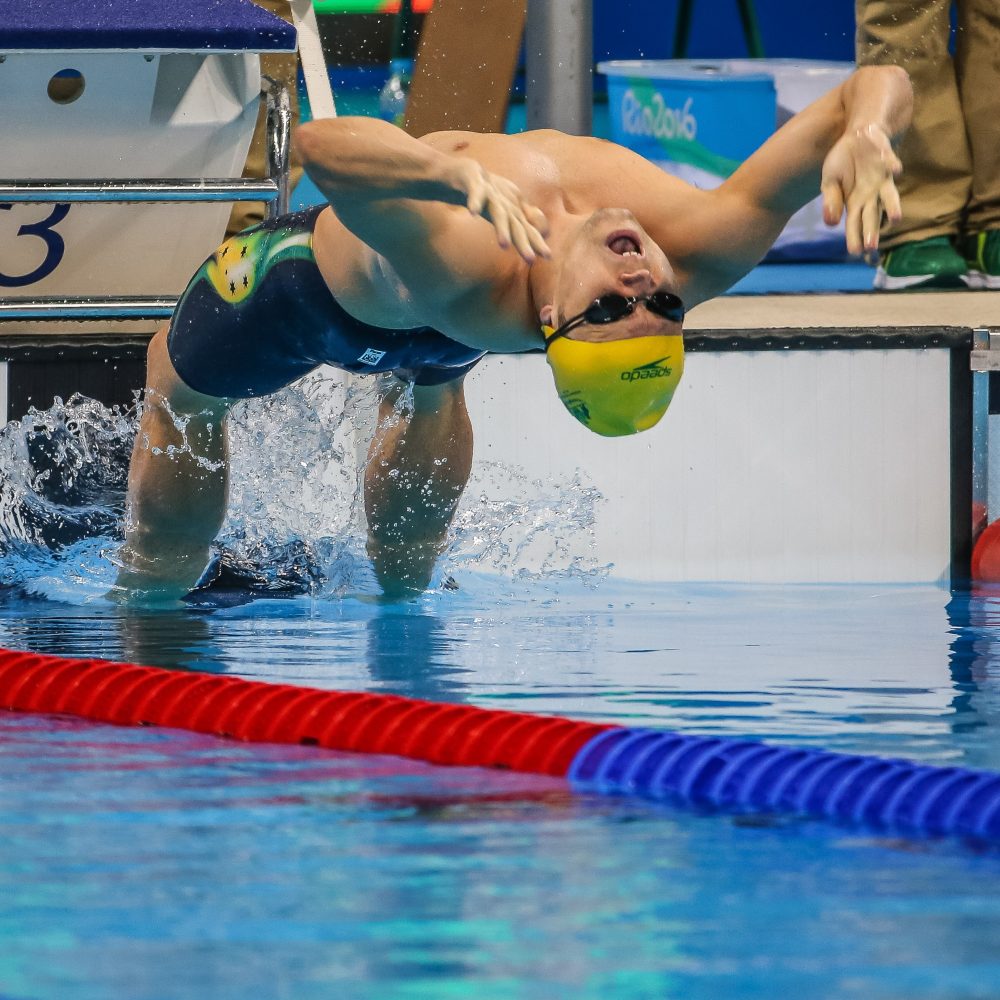 Male Para-Swimmer Jeremy McClure