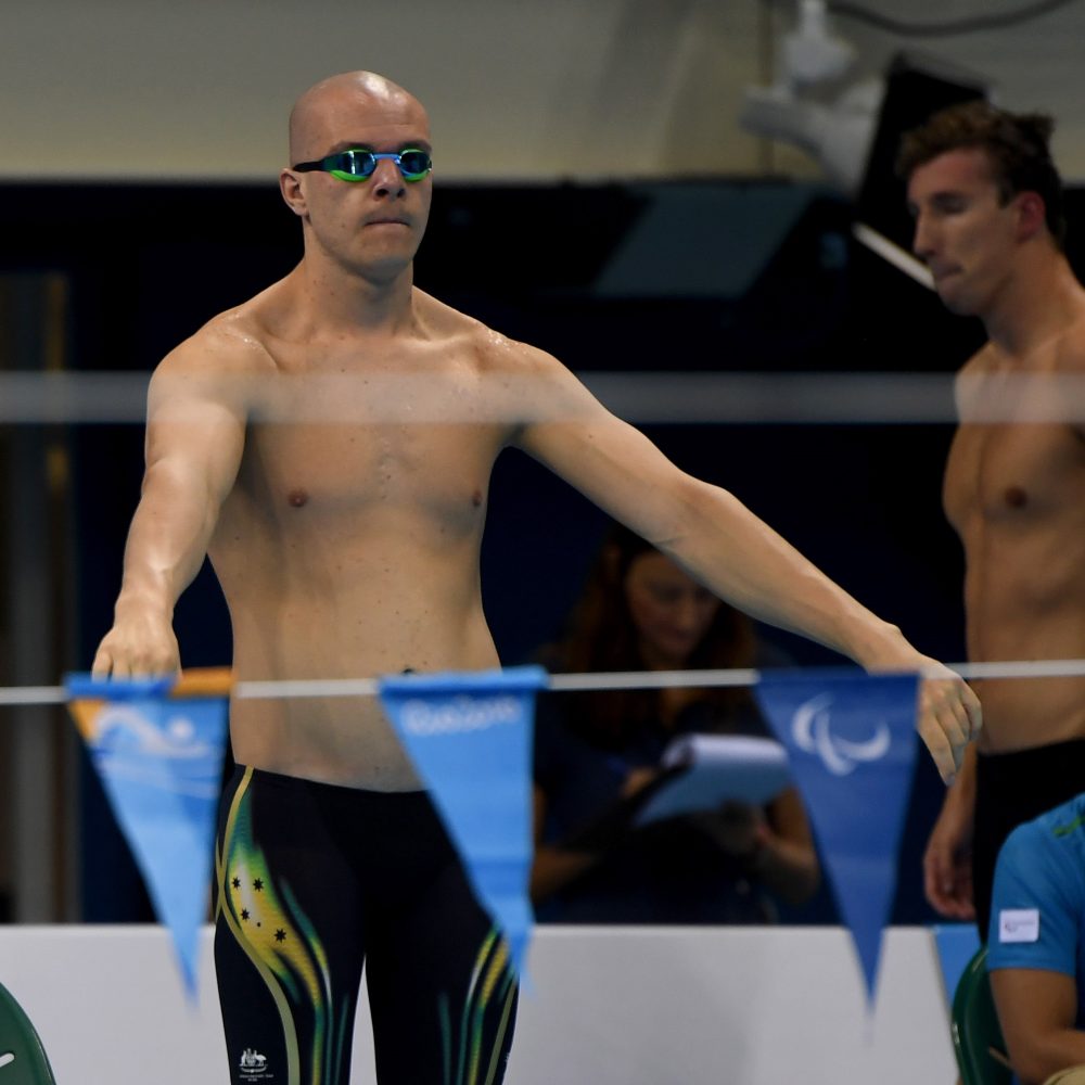 Male Paralympic Swimmer