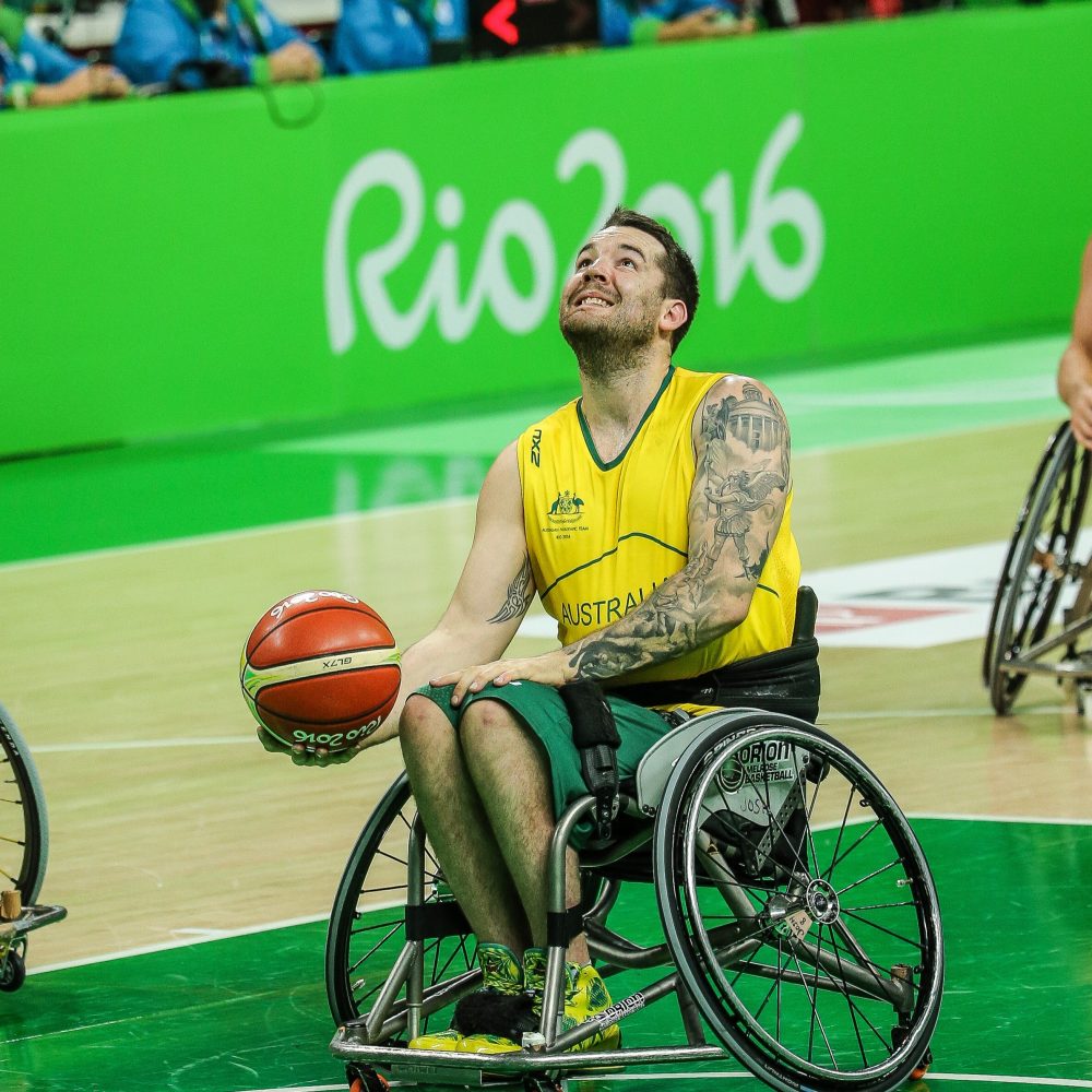 Male Wheelchair-Basketball Player Josh Allison