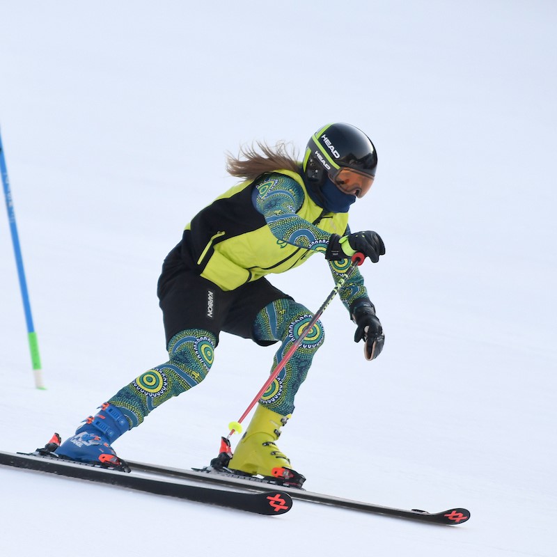 Female Paralympian Alpine Skier Rae Anderson