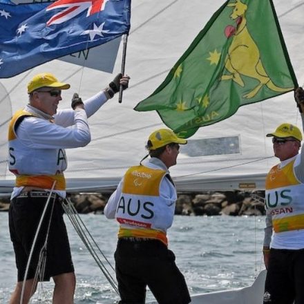 Three gold and one silver for Australia's sailing team