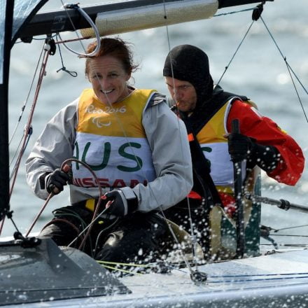 Two sailing gold medals with a day to spare