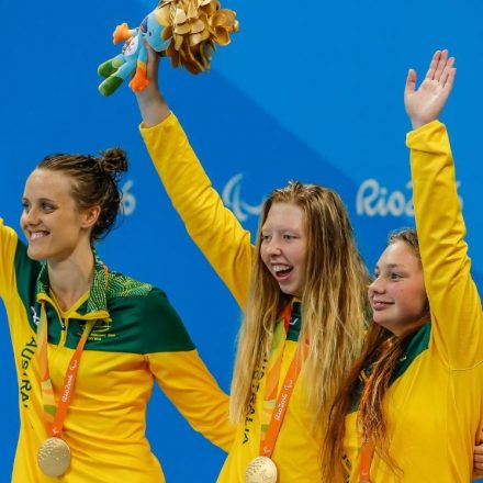 Gold, gold and white gold for Aussie women in the pool