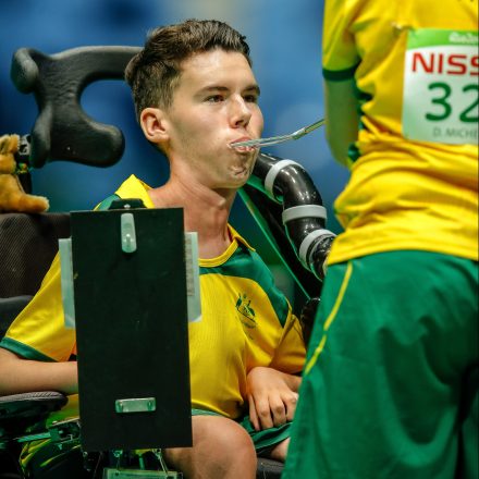 Australian boccia athlete knocked out of competition