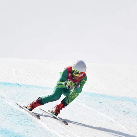 Australian Para-alpine skiers hit the slopes for the first time in PyeongChang