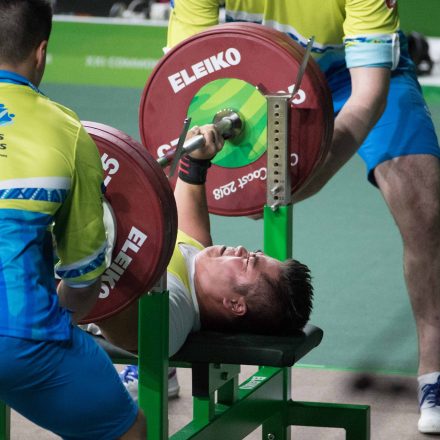 Para-powerlifters front and centre at Gold Coast 2018