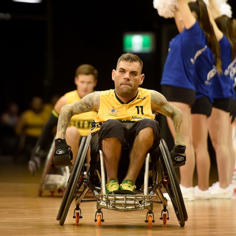 Male Paralympic Athlete - Ryan Scott Australian Wheelchair Rugby Team 2018