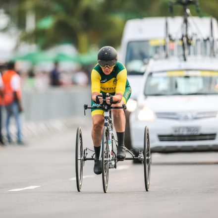 Para-cyclists light up Buninyong in history-making race