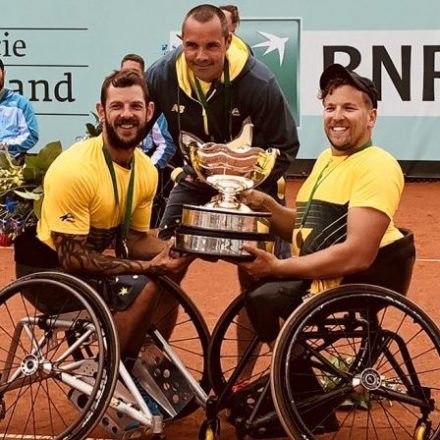 Balancing act for wheelchair tennis coach Vogelsberger