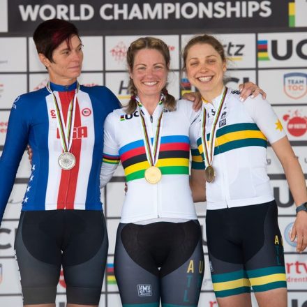 Five rainbow jerseys for Australian Para-cyclists on day one