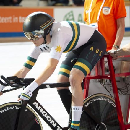 Aussies land in Milton ahead of Track Worlds