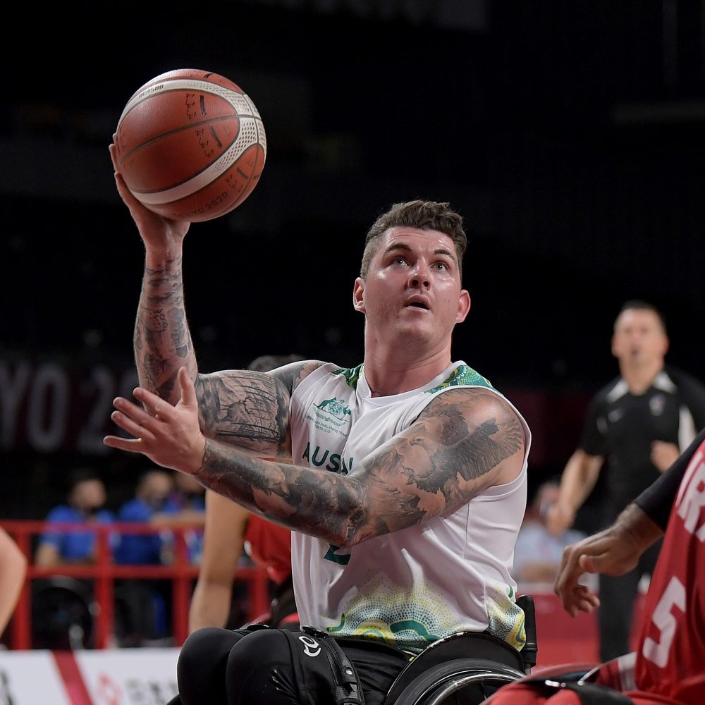 Male Paralympic Basketball Player