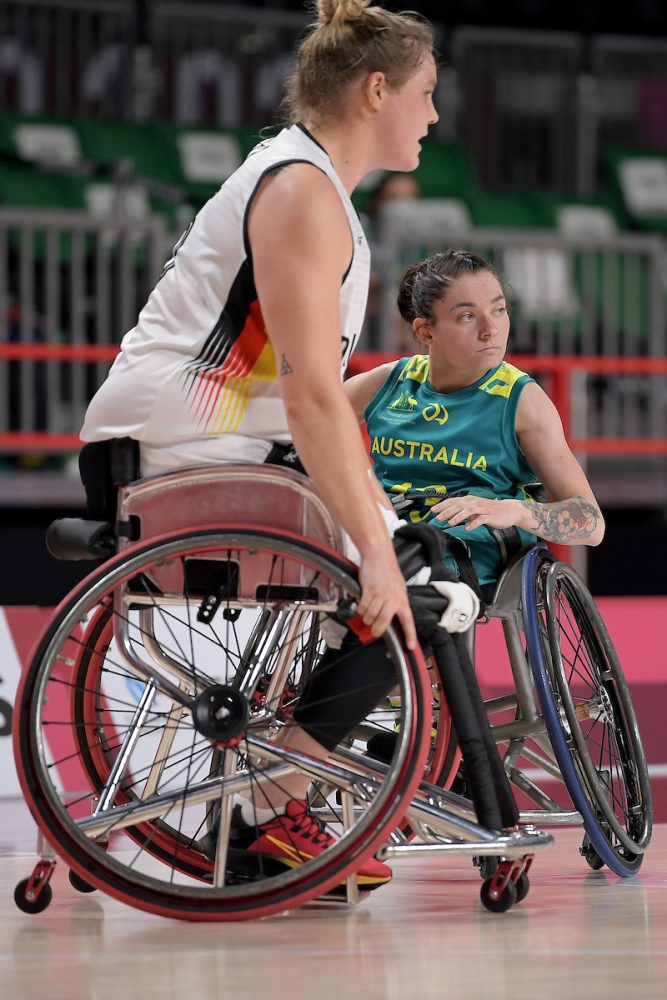 Female Wheelchair Basketball Para-Athlete Taishar Ovens