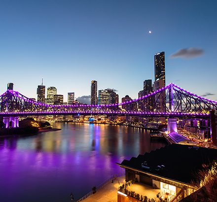 Australian landmarks light up purple to celebrate the world’s 1.2 billion people with a disability
