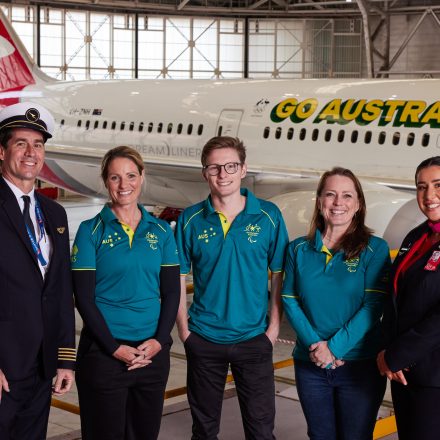 Flying Kangaroo Gives Australian Paralympic Team A Lift