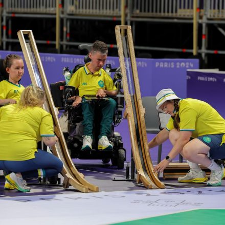 Boccia Duo Top Pool In Mixed Pairs But Tough Quarters Await 